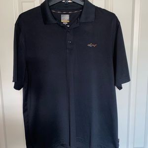 Greg Norman Black Polo